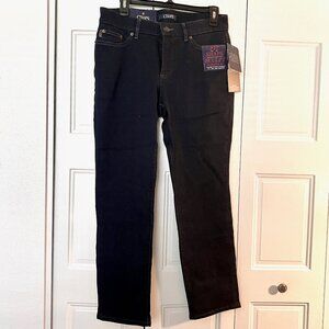 (new w/ tags) Chaps Womens Icon Fit Shape Sculpt Denim Jeans, Blue, 12P